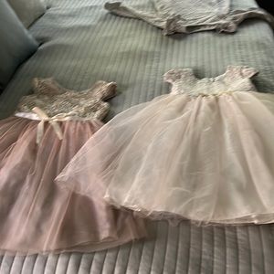 2 little girl dresses